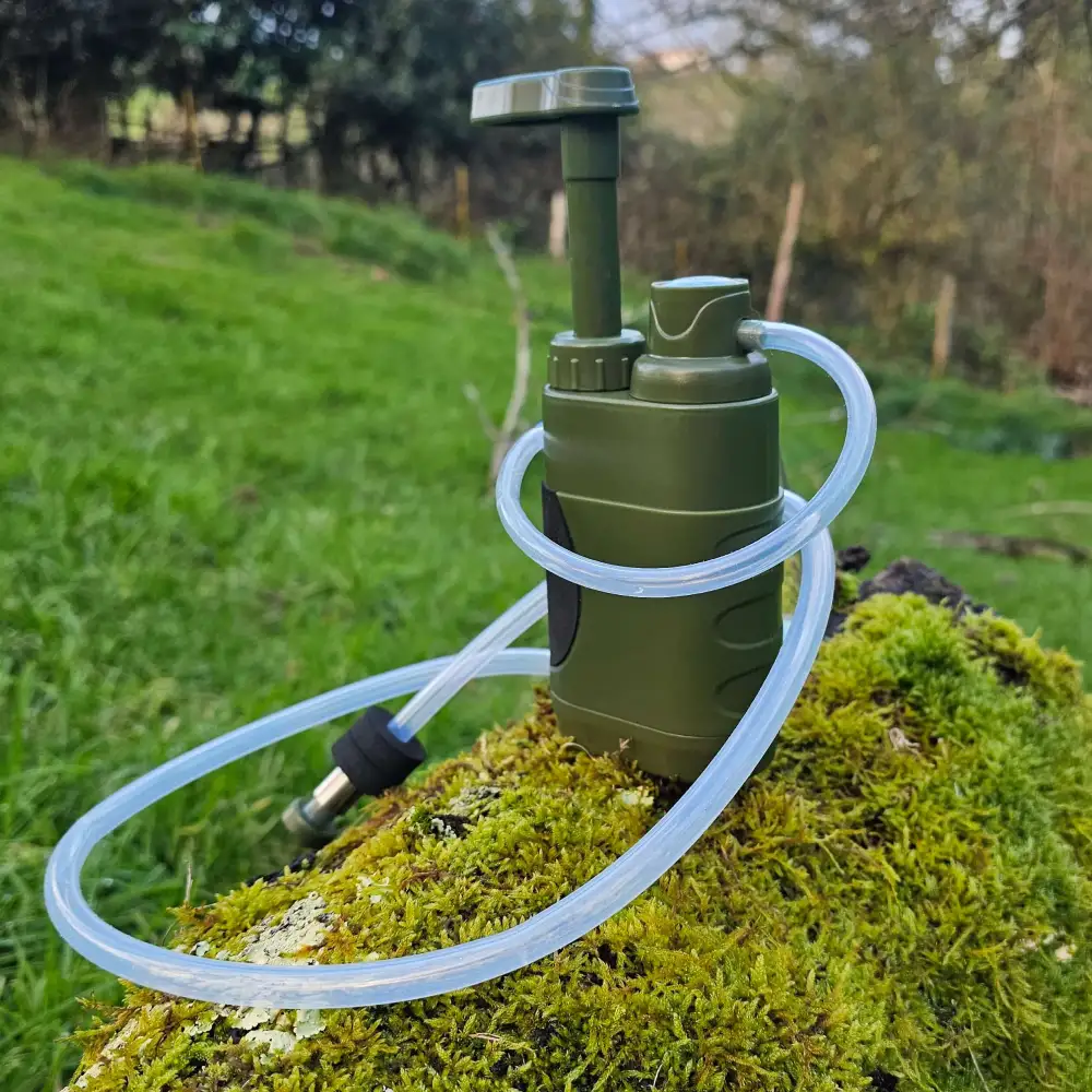 Filtro de Agua Portátil para Supervivencia y Bushcraft | Tratamiento de Agua Potable para Camping y Kits de Emergencia - Imagen 4